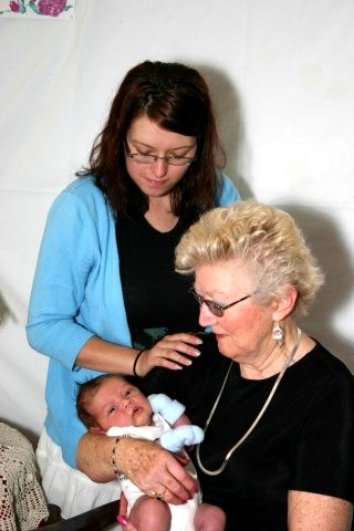 Mommy, Great Grandma and me again!